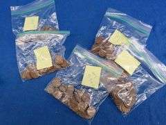 250 Lincoln pennies as described below