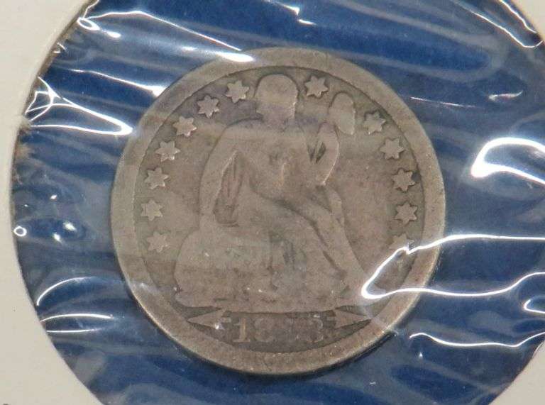 1853 O Seated Liberty dime with arrows