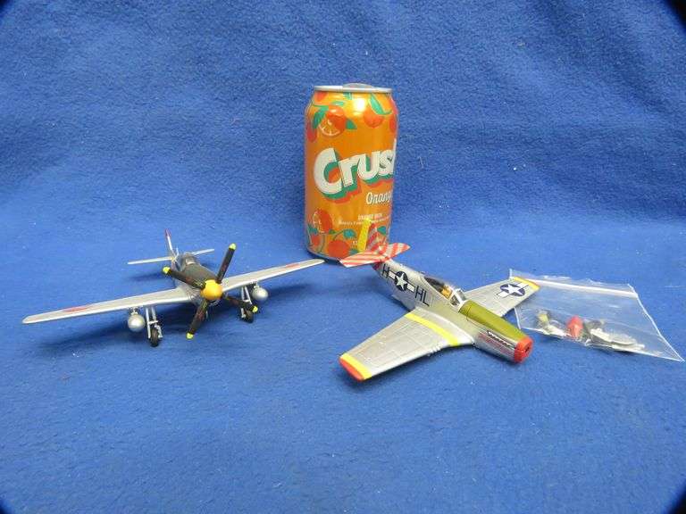 P51D Mustang (unassembled) and a P51D Mustang Korean War diecast