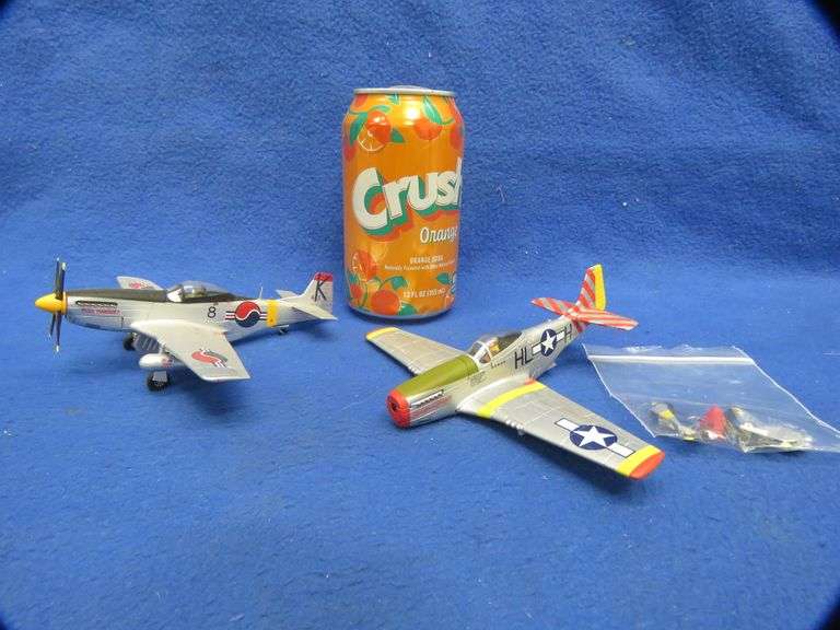 P51D Mustang (unassembled) and a P51D Mustang Korean War diecast