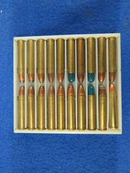 A mix of .22 shells including long rifle, magnum, and birdshot - AAA ...