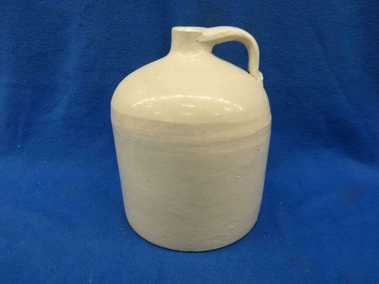 Unmarked stoneware jug. No chips or cracks AAA Auction and Realty