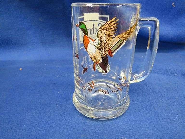 One dozen Libbey Schmidt Collectors Series beer glasses AAA Auction