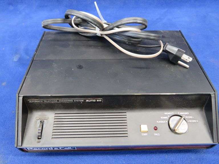 Vintage Record a Call answering machine AAA Auction and Realty