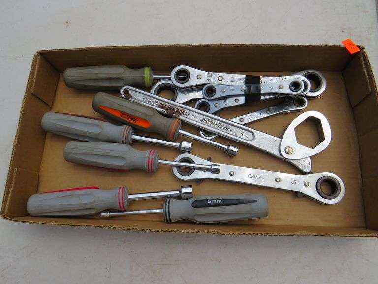 Nut drivers and ratcheting wrenches AAA Auction and Realty