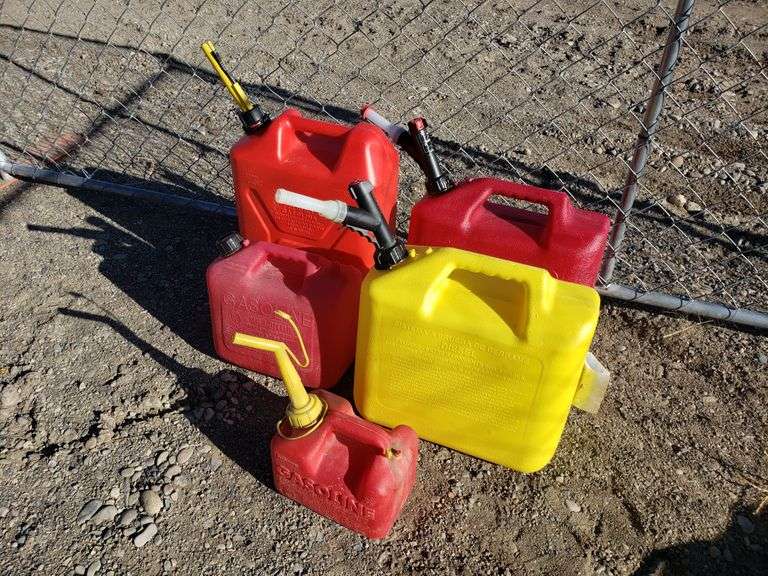 (5) fuel cans
