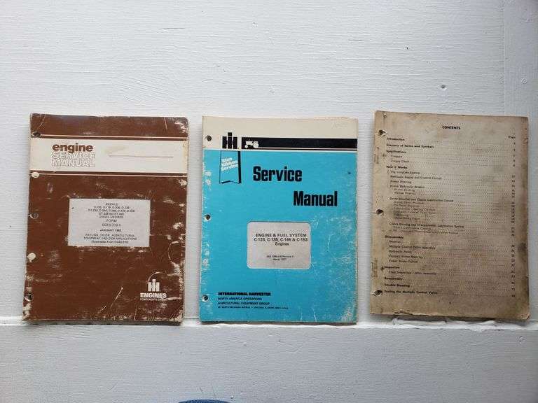 (3) Service Manuals