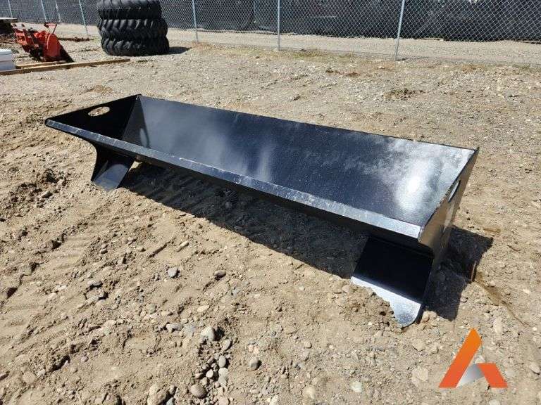 (New) Kit Container steel bunk feeder, 90"L