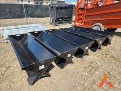 (New) Kit Container steel bunk feeder, 90"L