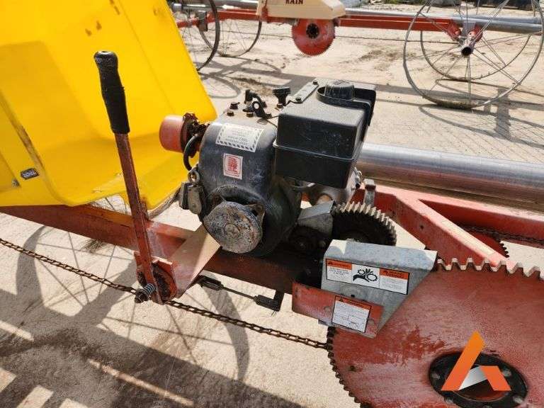 1,320' Irrigation pipe, 5", w/ Wade Rain Wheel Line Mover & 5' wheels