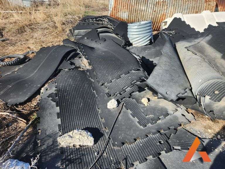 (200 +/-) Rubber mats, 6'x4', used - Ascent Auction
