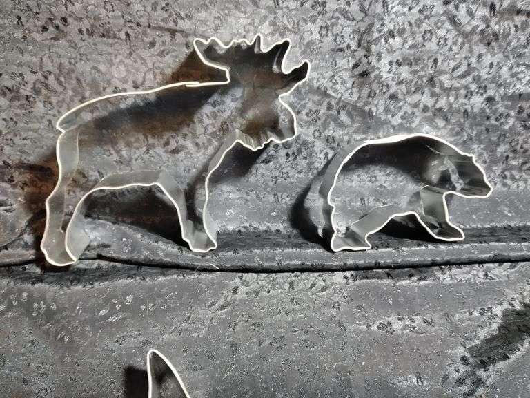 Set of six Michigan theme cookie cutters (cellophane package was