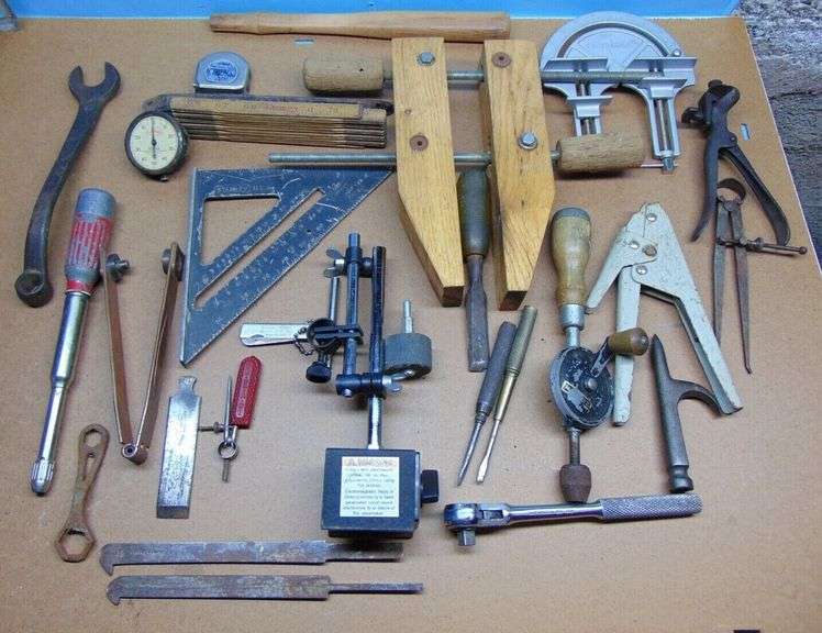 Vintage carpenter & mechanics tools, Thorsen, Stanley, United, Lufkin