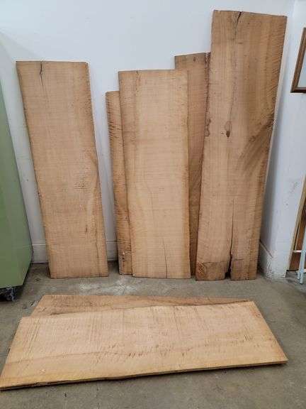 Rough Cut Cherry Wood - Lil Dusty Online Auctions - All Estate Services ...