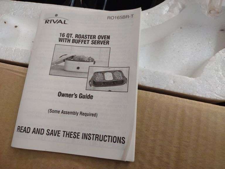 Rival Roaster Oven with Buffet server 16 Qt. Lil Dusty Online