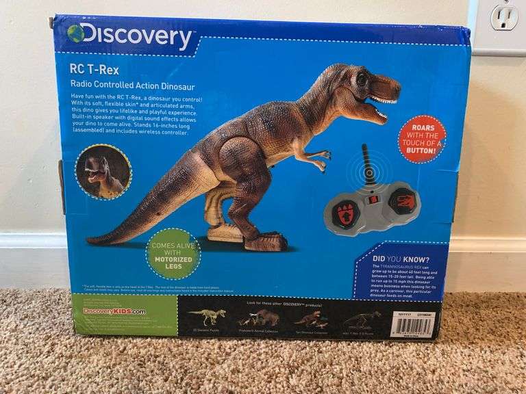 Discovery Wireless RemoteControl RC 16' TRex Dinosaur ROARS Lil