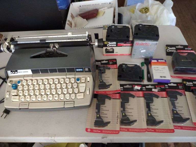 Smith and Corona 250 electric typewriter with extra Correctable film