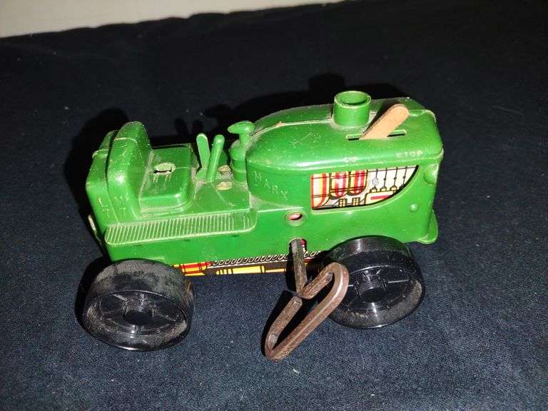 Antique wind up tractor Marx Diesel Lil Dusty Online Auctions All