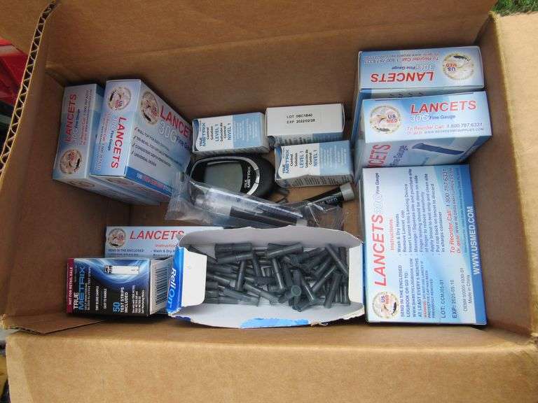 Diabetes Testing Supplies Lil Dusty Online Auctions All Estate