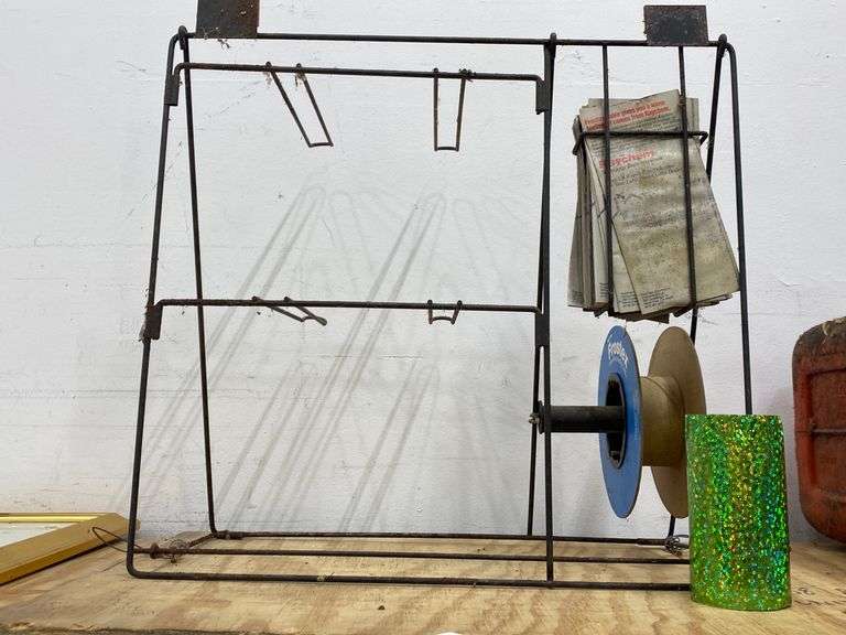 Table top metal display stand. 2a Lil Dusty Online Auctions All Estate Services, LLC