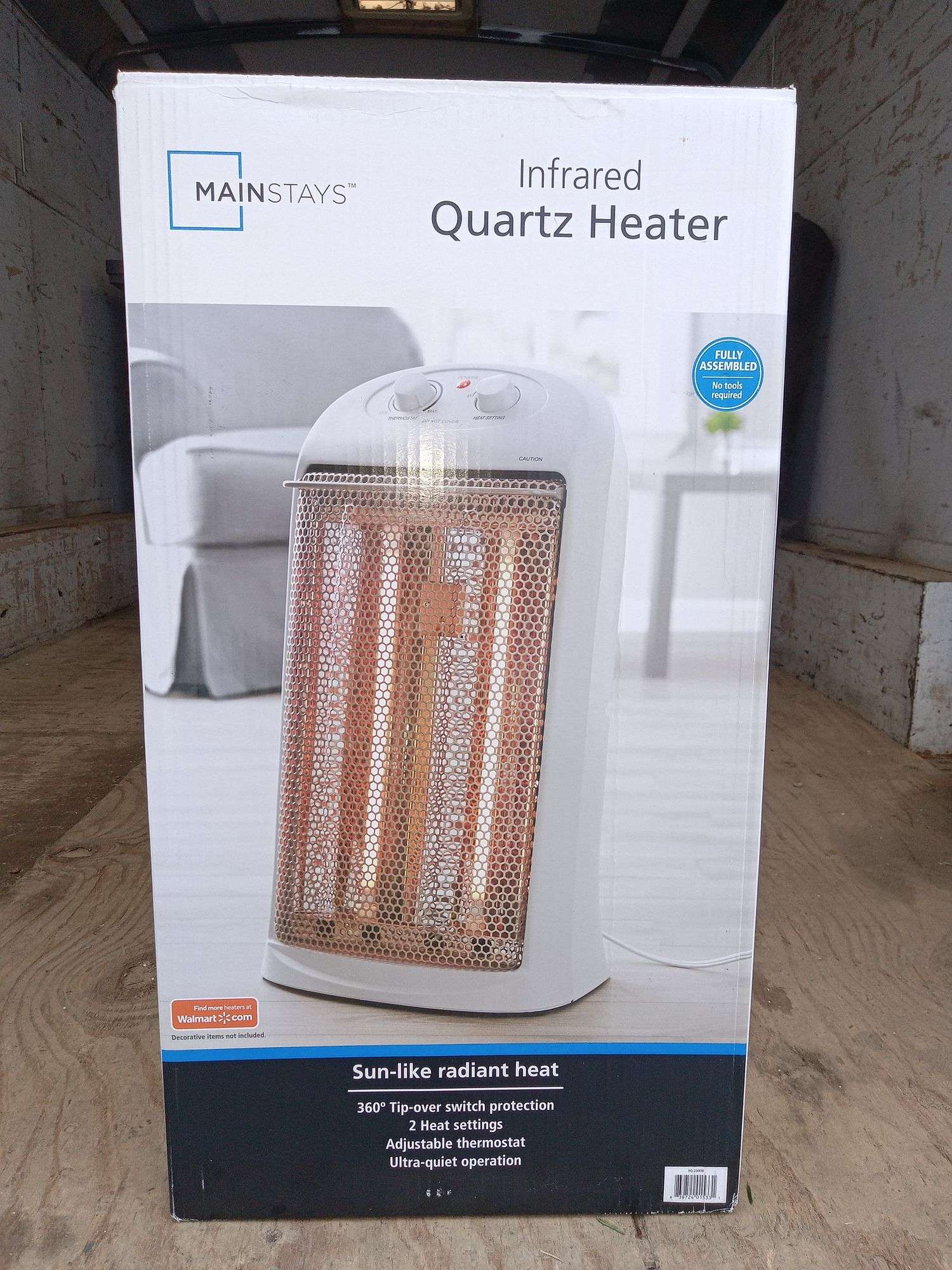 Mainstays Infrared Quartz Heater NIB - Lil Dusty Online Auctions - All  Estate Services, LLC