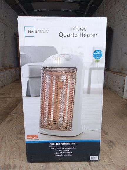 Mainstays Infrared Quartz Heater NIB - Lil Dusty Online Auctions - All  Estate Services, LLC