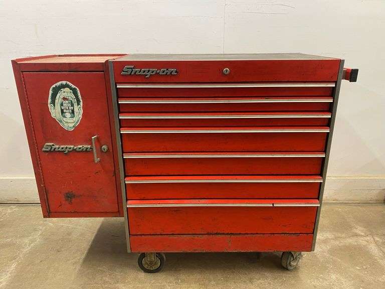 SnapOn Bottom Toolbox 49” Wide w/Side Box (BIN 700) Lil Dusty