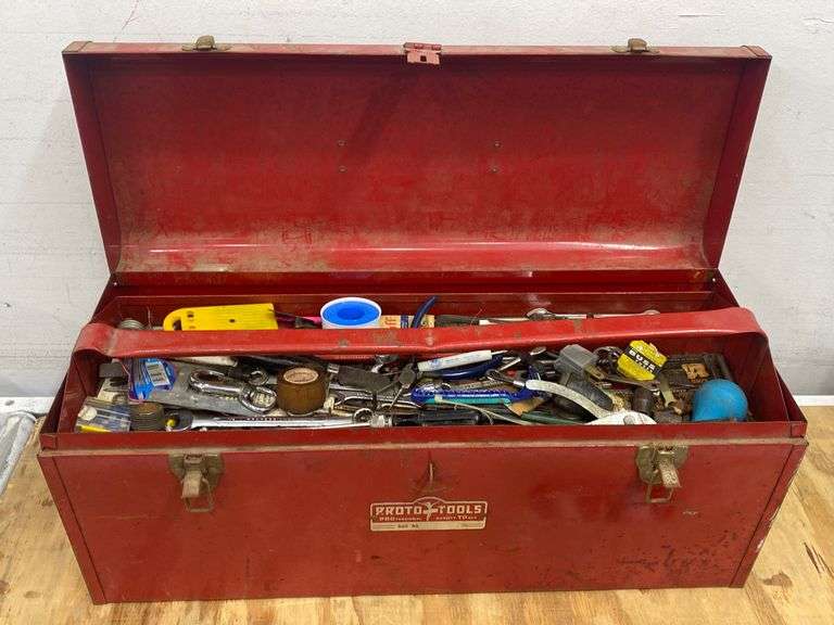 Proto Tools portable tool box, including contents. 6d Lil Dusty