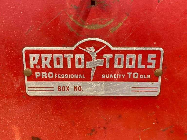 Proto Tools portable tool box, including contents. 6d Lil Dusty