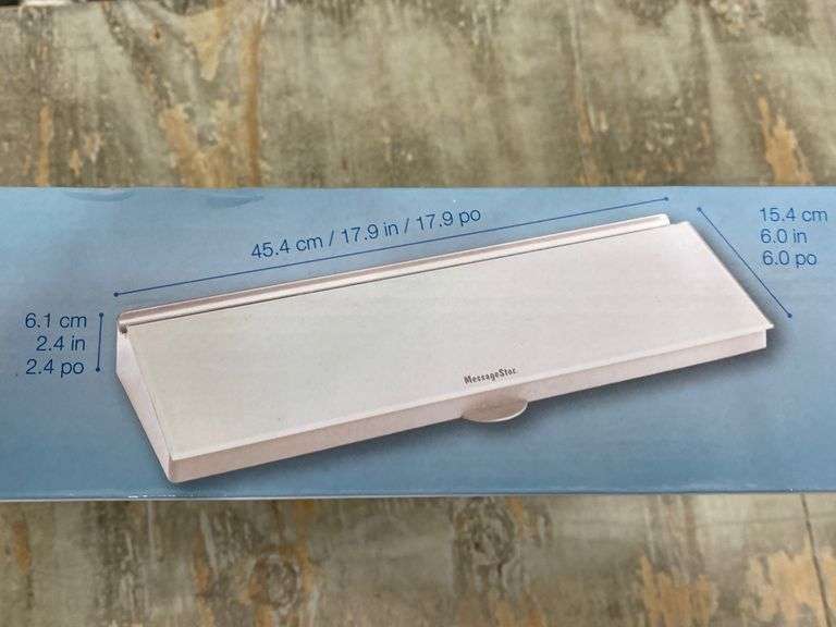 Write & Store glass desktop whiteboard and organizer. 2b Lil Dusty