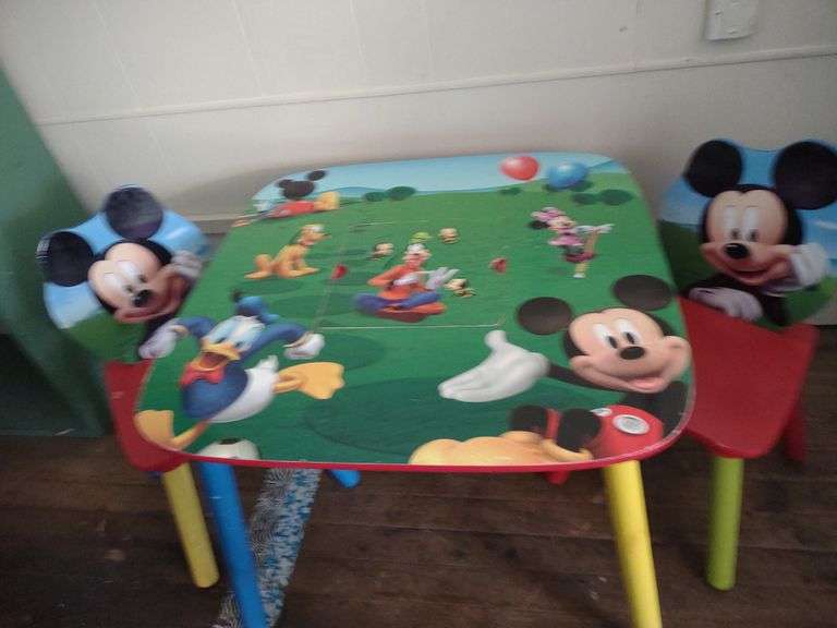 Lalo Table And Chairs Mickey Mouse Kids Table Chair Set
