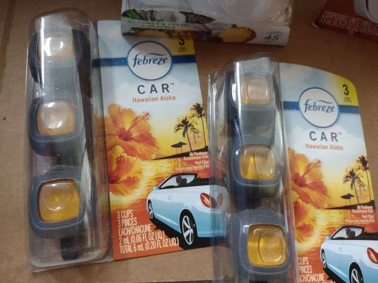 New in package Febreze car, Air wick essential mist and Febreze small