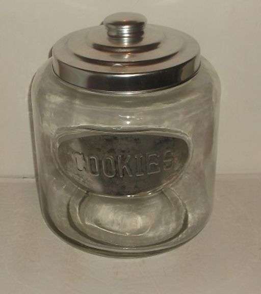 Vintage Glass Cookie Jar Lil Dusty Online Auctions All Estate