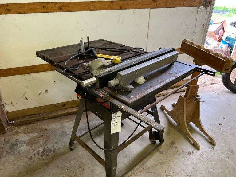 Craftsman 10 inch table saw Lil Dusty Online Auctions All Estate