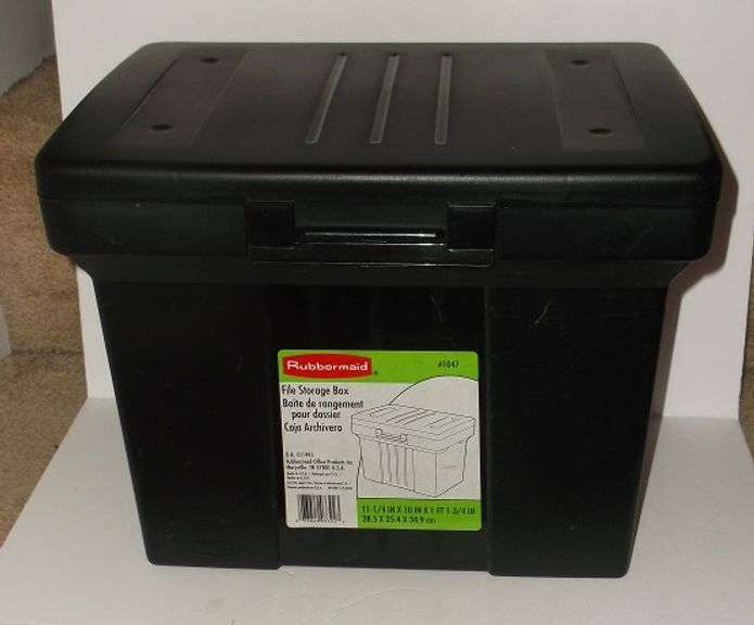 New Old Stock Large Rubbermaid File Storage Box 1047 Lil Dusty