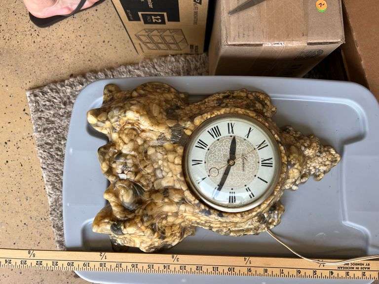 Lanshire Lawrence 1950’s “Vomit” clock Lil Dusty Online Auctions All Estate Services, LLC