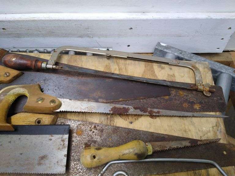 11 Handsaws lot different kinds.8c Lil Dusty Online Auctions All