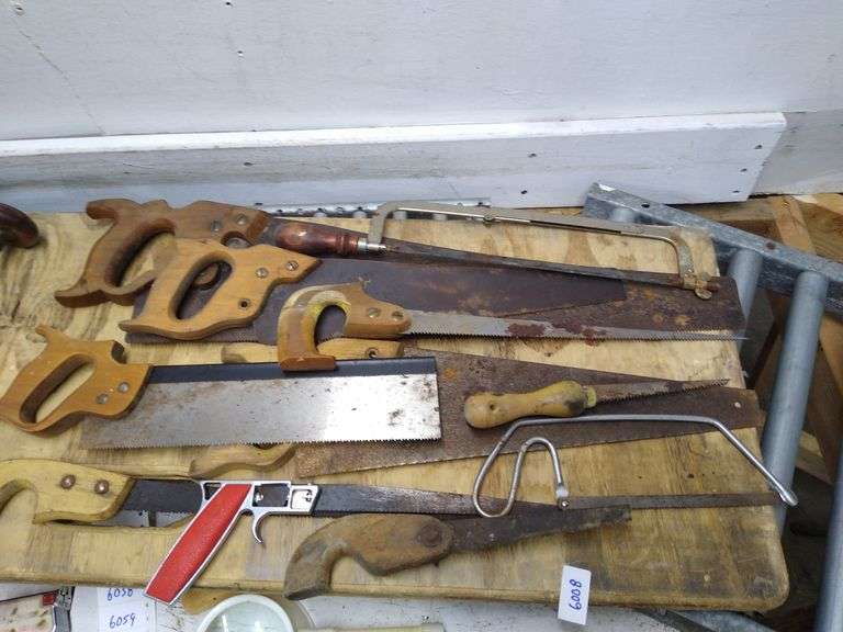 11 Handsaws lot different kinds.8c Lil Dusty Online Auctions All