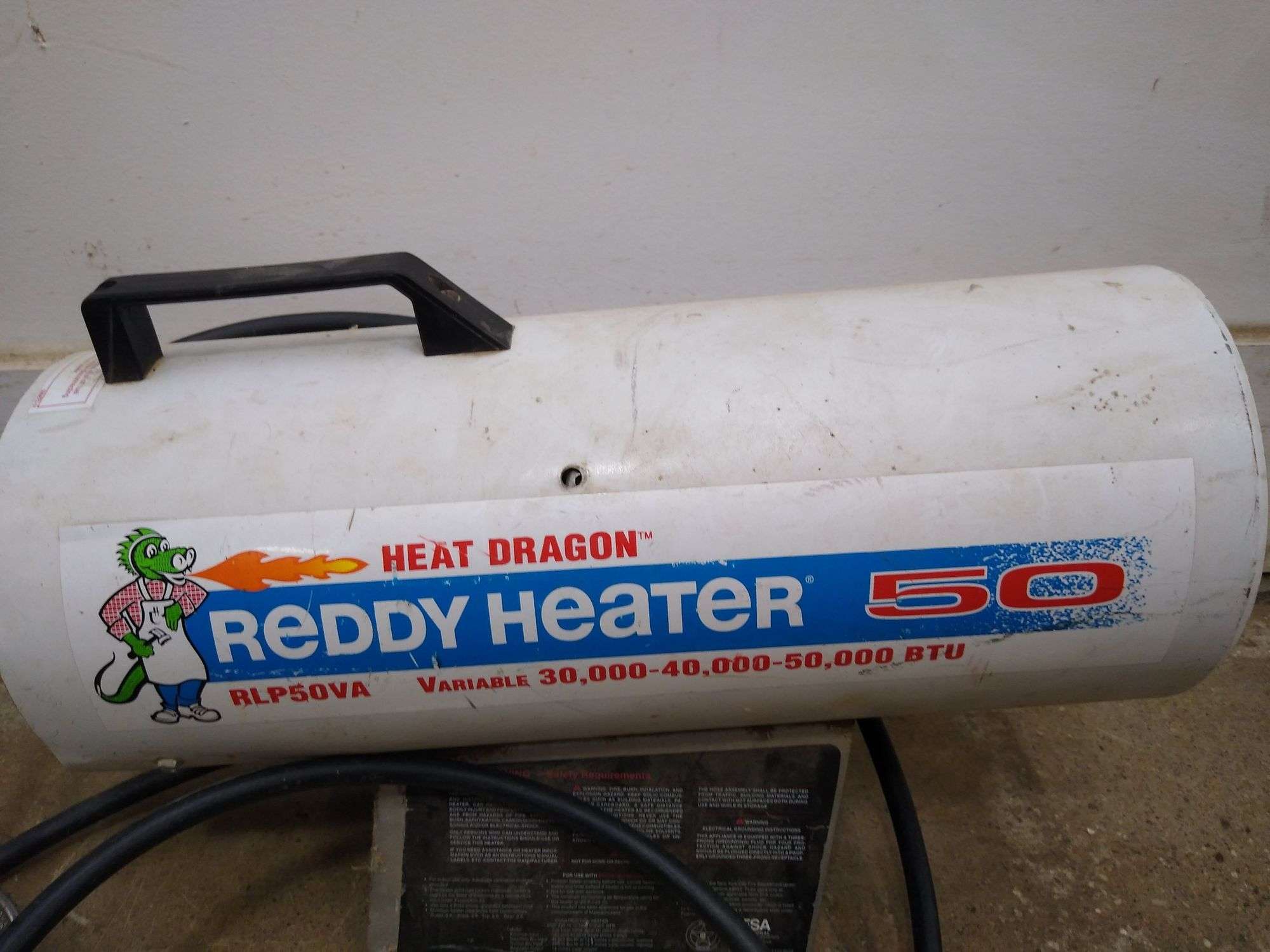 Heat dragon reddy heater 50 - Lil Dusty Online Auctions - All Estate  Services, LLC