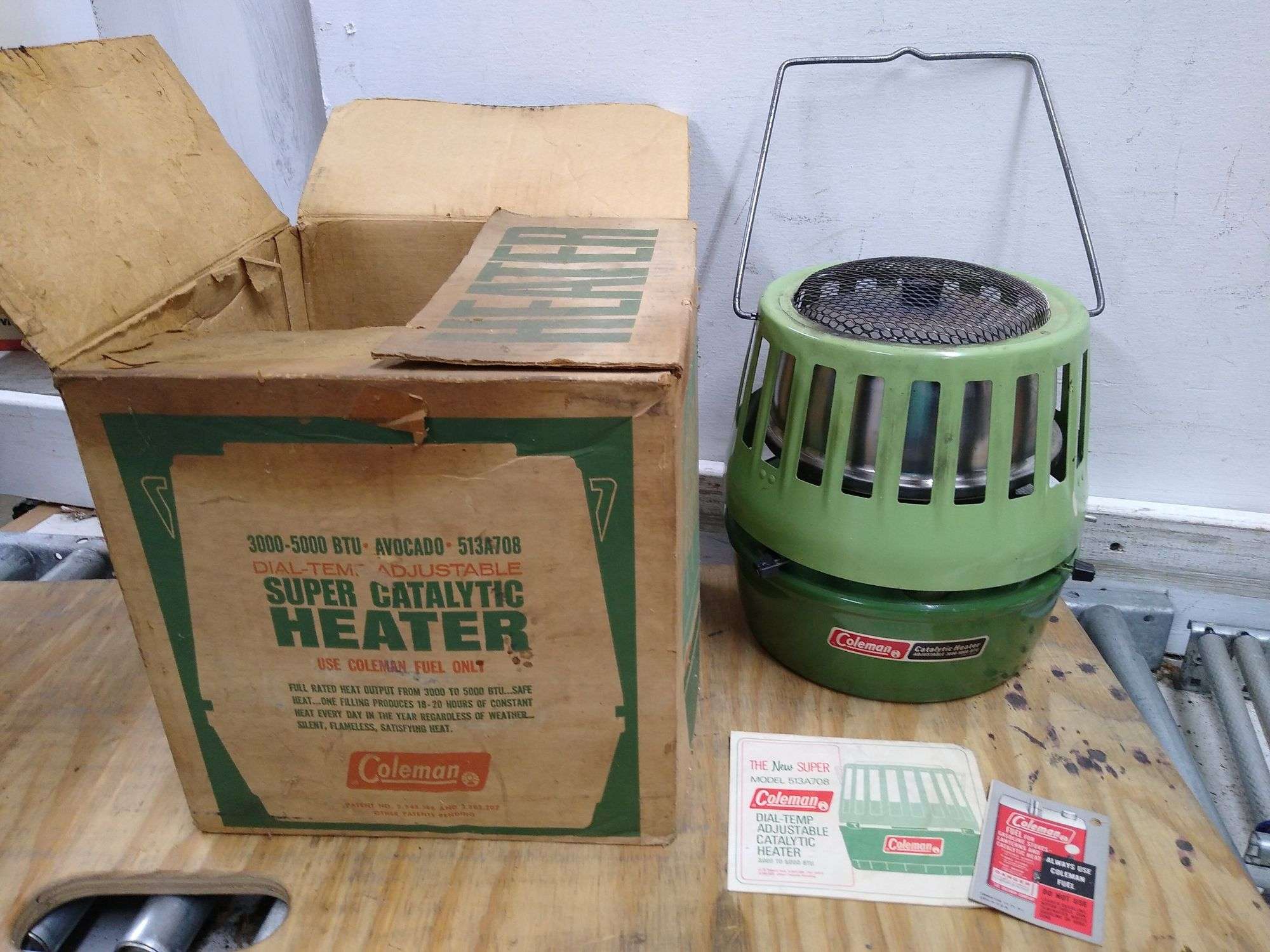 Coleman super catalytic heater USA in original box.10c - Lil Dusty Online  Auctions - All Estate Services, LLC