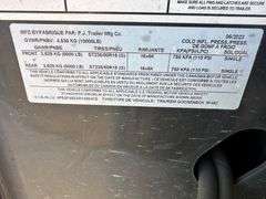 2024 PJ 3F492 GOOSENECK TRAILER - VIN: 4P53F492XR1403410