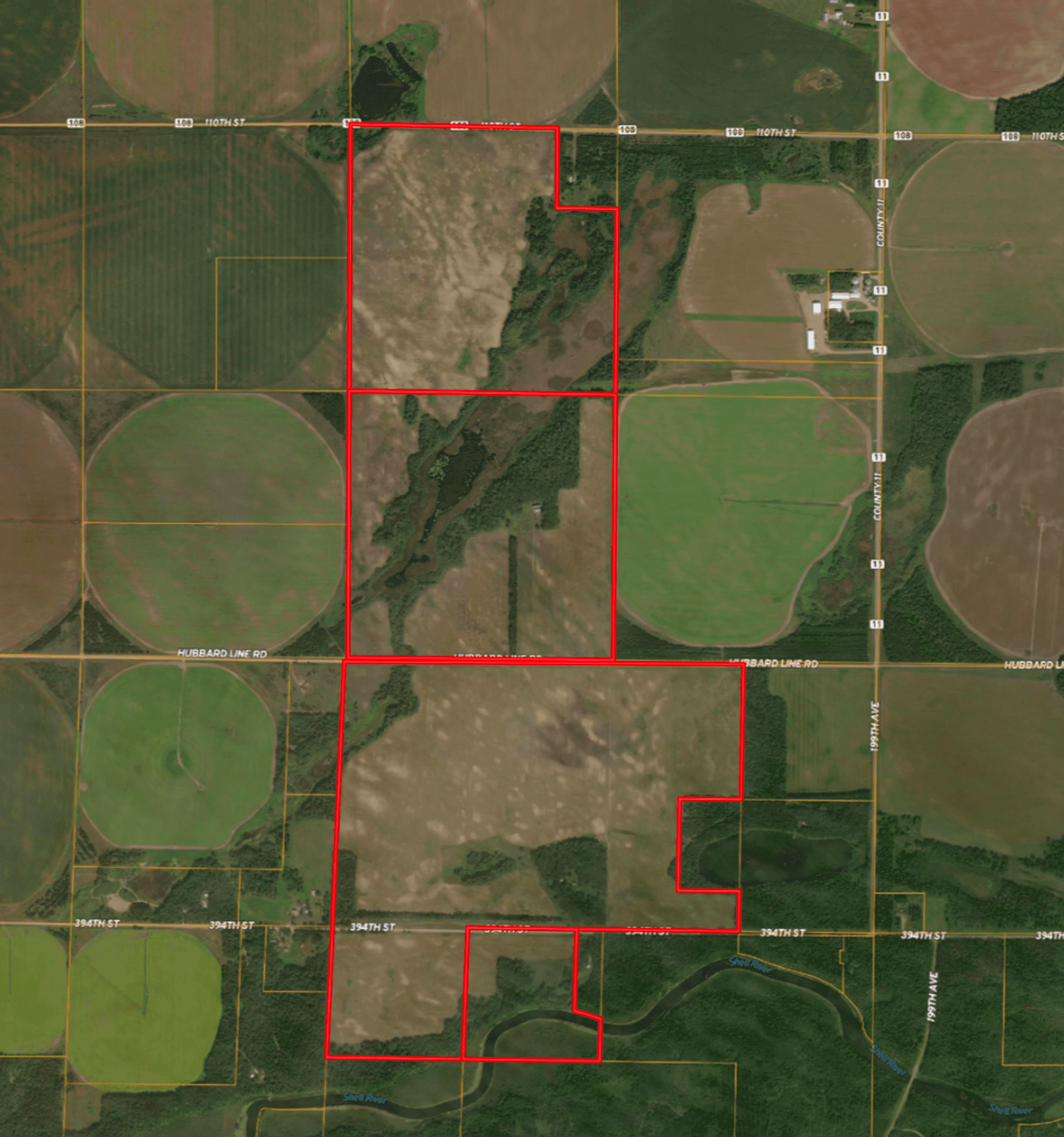 613.18 + Acre Hubbard & Wadena County, MN Land Auction Kinsey
