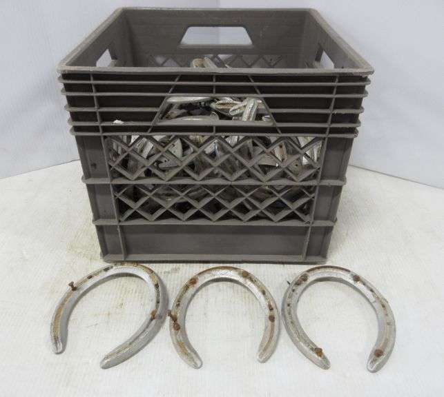 (60) Aluminum Horseshoes for Crafting Albrecht Auction Service