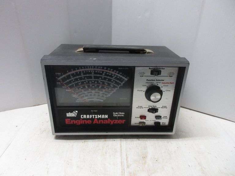 Old Craftsman Engine Analyzer Albrecht Auction Service
