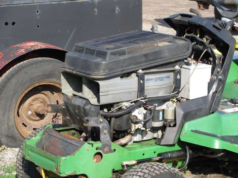 Liquid Cooled Twin John Deere Garden Tractor with Extra Engine for