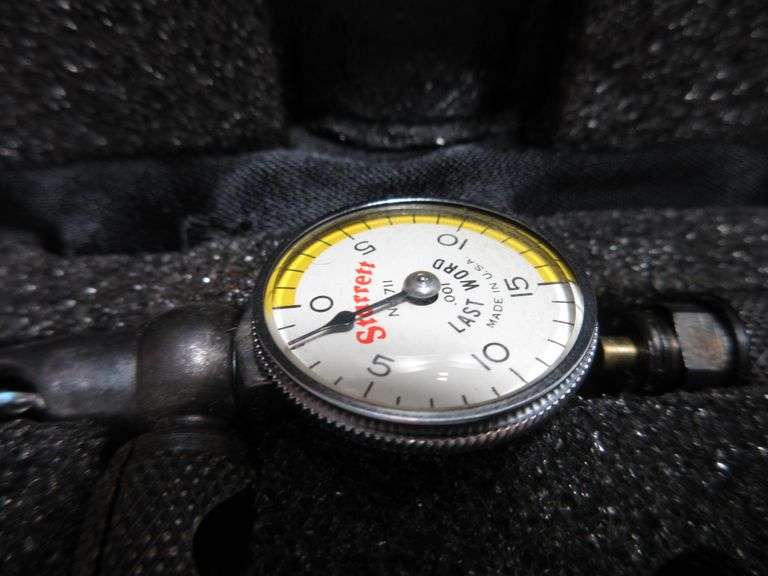 Starrett 711GCS Last Word Indicator in Original Case and Box, and Case