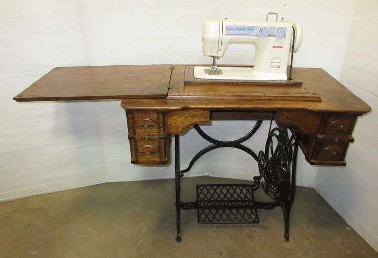 Janome Treadle Sewing Machine Albrecht Auction Service