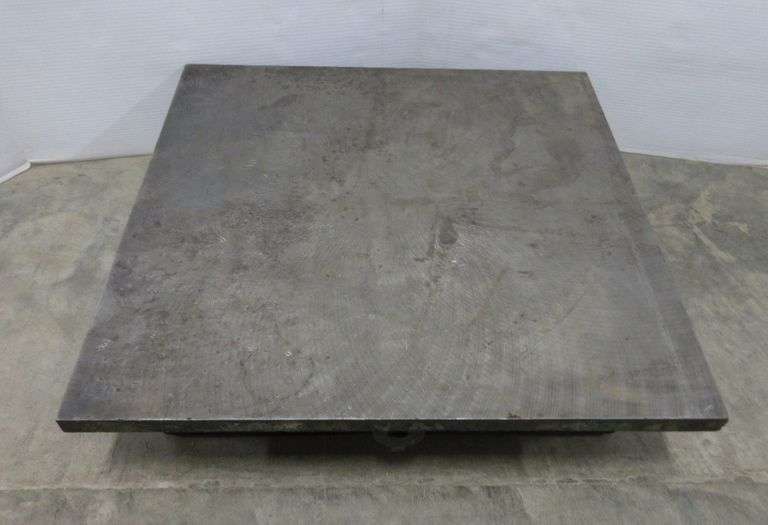 Heavy Cast Iron Machinist Surface Plate, Cart Not Included Albrecht Auction Service