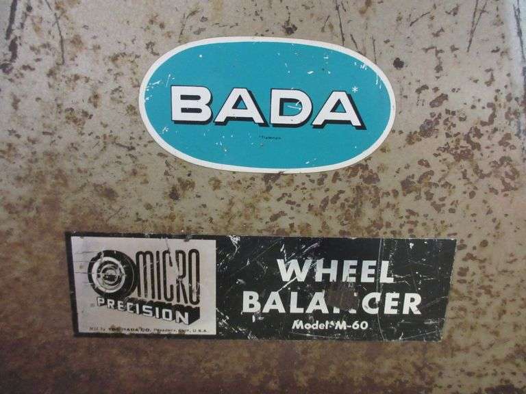 BADA Bubble Wheel Balancer with Weights and Tool Albrecht Auction Service