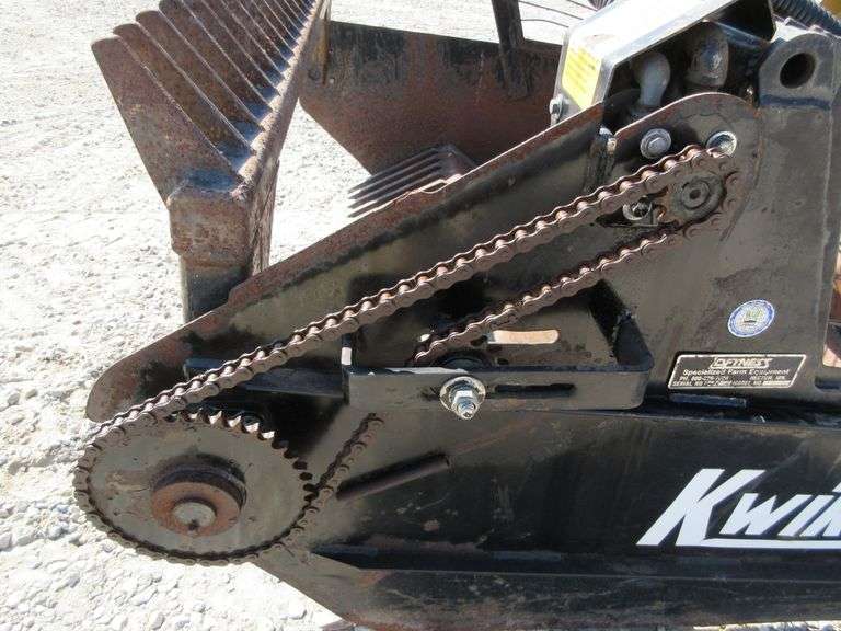 Loftness Kwik Pik Skid Steer Rock Picker, Model No. 720. Video is now